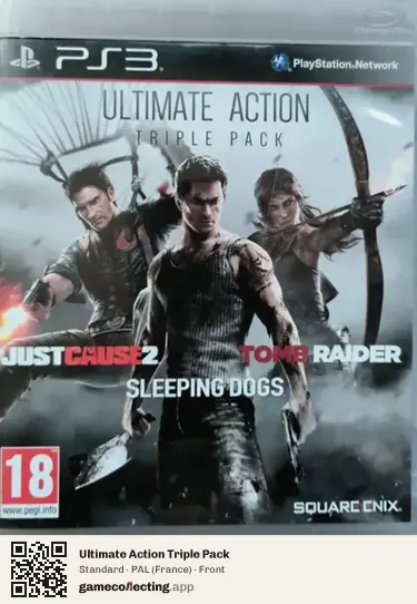 Ultimate Action Triple Pack PlayStation 3, France box front