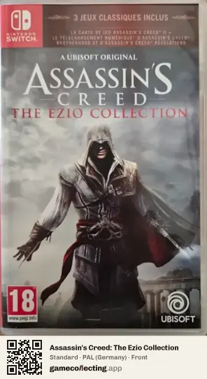 Assassin's Creed: The Ezio Collection Nintendo Switch, Germany box front