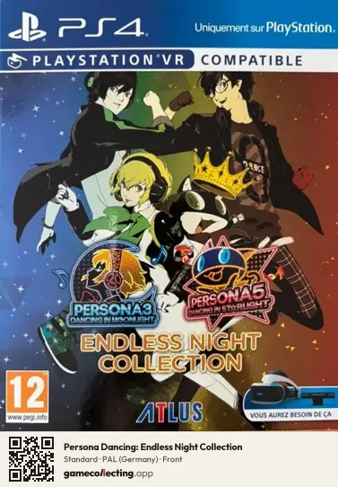 Persona Dancing: Endless Night Collection PlayStation 4, Germany box front
