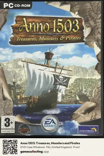 Anno 1503: Treasures, Monsters and Pirates Computer, United Kingdom box front