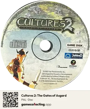 Cultures 2: The Gates of Asgard Computer, PAL disc