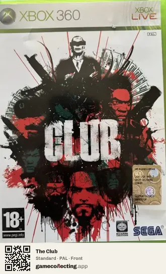 The Club Xbox 360, PAL box front