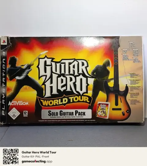 Guitar Hero World Tour PlayStation 3, PAL box front