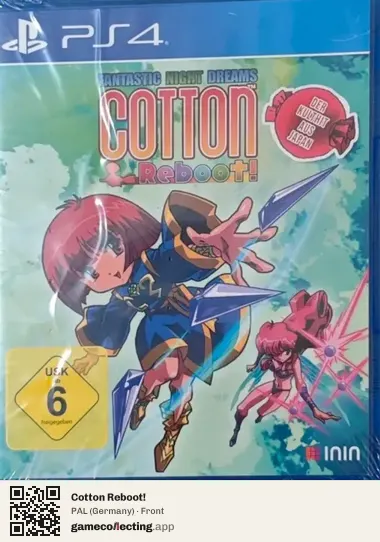 Cotton Reboot! PlayStation 4, Germany box front