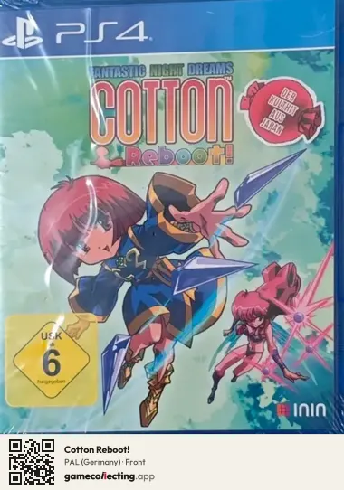 Cotton Reboot! PlayStation 4, Germany box front