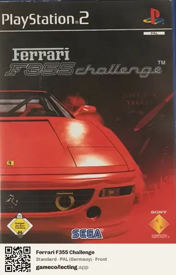 Ferrari F355 Challenge PlayStation 2, Germany box front