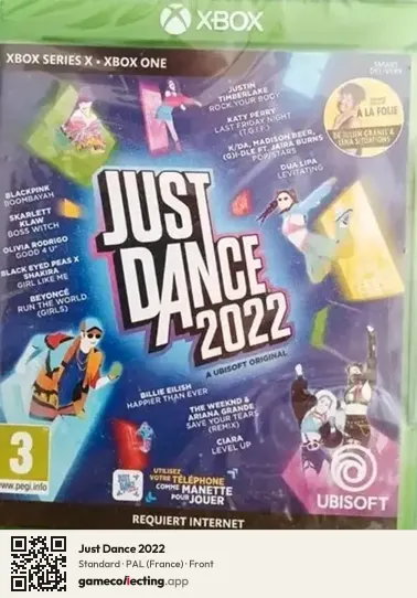 Just Dance 2022 Xbox Series X, France box front
