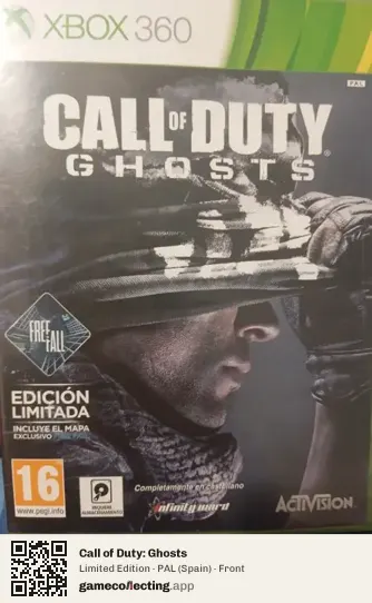 Call of Duty: Ghosts Xbox 360, Spain box front