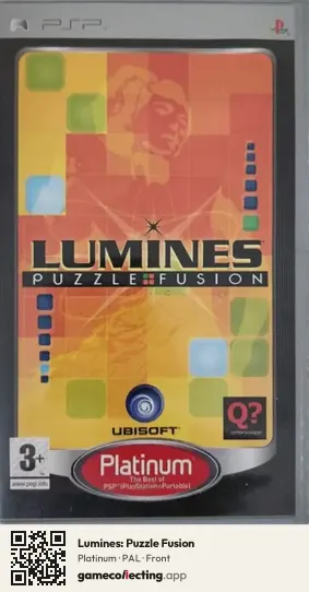 Lumines: Puzzle Fusion PlayStation Portable, PAL box front