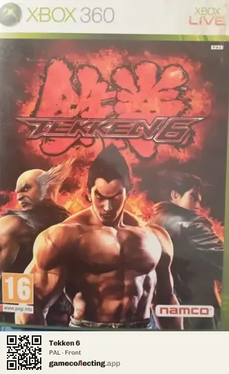 Tekken 6 Xbox 360, PAL box front