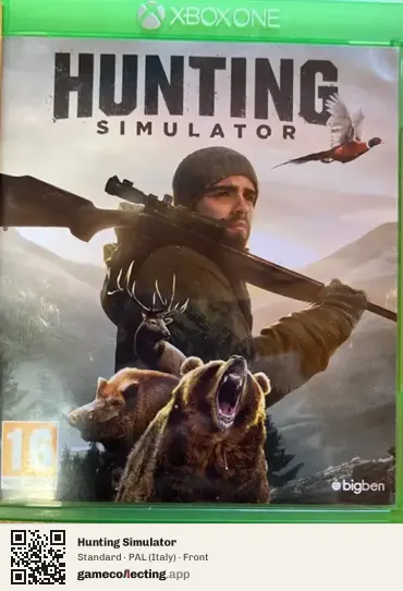 Hunting Simulator Xbox One, Italy box front