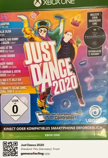 Just Dance 2020 Xbox One, Germany box front