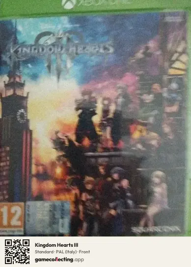Kingdom Hearts III Xbox One, Italy box front