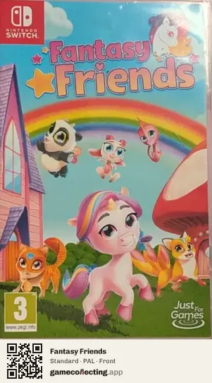 Fantasy Friends Nintendo Switch, PAL box front