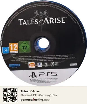 Tales of Arise PlayStation 5, PAL disc