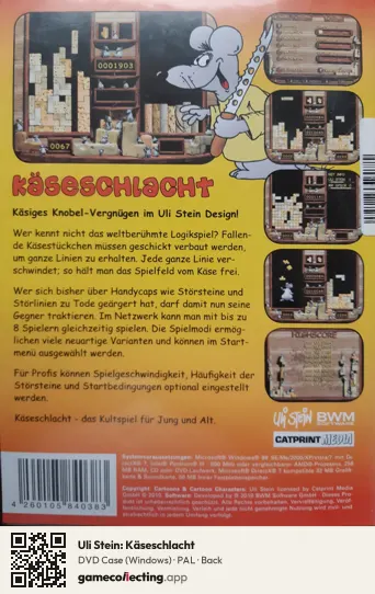 Uli Stein: Käseschlacht Computer, PAL box back
