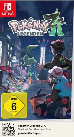 Pokémon Legends: Z-A Nintendo Switch, Germany box front