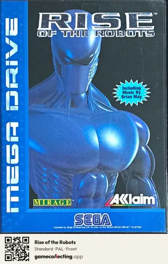 Rise of the Robots Sega Mega Drive / Genesis, PAL box front