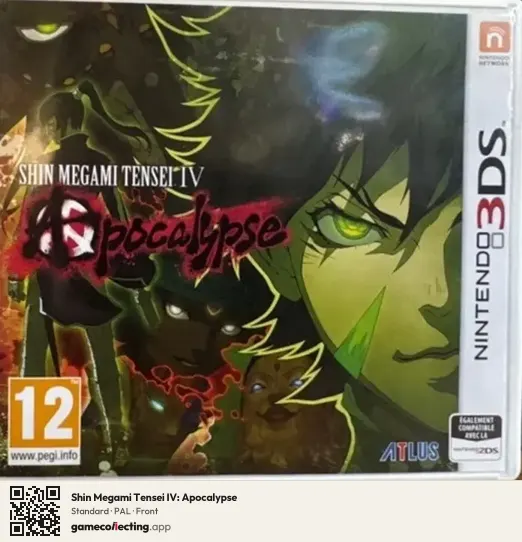 Shin Megami Tensei IV: Apocalypse Nintendo 3DS, PAL box front