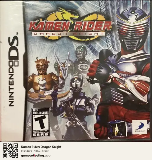 Kamen Rider: Dragon Knight Nintendo DS, NTSC box front