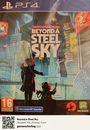 Beyond a Steel Sky PlayStation 4, France box front