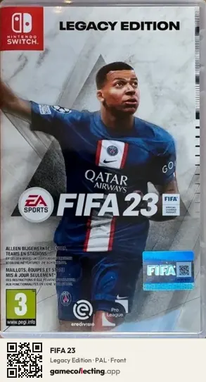 FIFA 23 Nintendo Switch, PAL box front