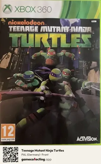 Teenage Mutant Ninja Turtles Xbox 360, Germany box front