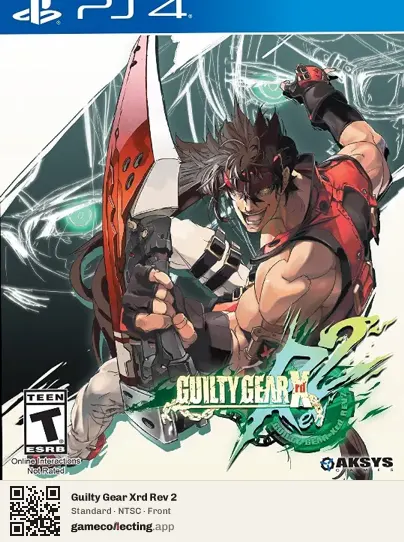 Guilty Gear Xrd Rev 2 PlayStation 4, NTSC box front