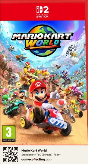 Mario Kart World Nintendo Switch 2, Europe box front