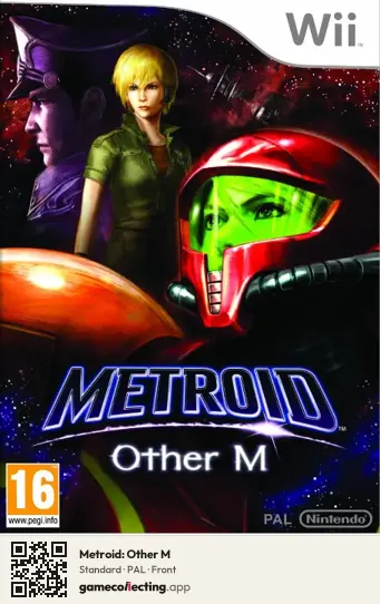 Metroid: Other M Nintendo Wii, PAL box front