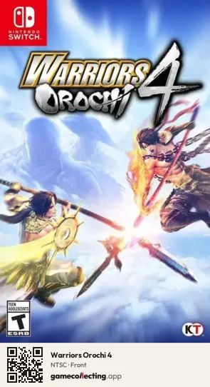 Warriors Orochi 4 Nintendo Switch, NTSC box front