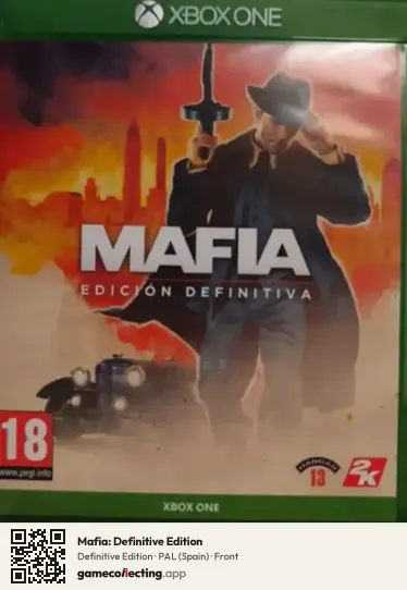 Mafia: Definitive Edition Xbox One, Spain box front
