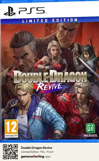 Double Dragon Revive PlayStation 5, PAL box front