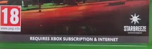 Payday 3, the PEGI square on its front