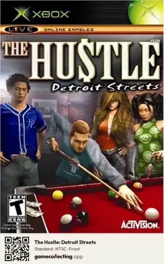 The Hustle: Detroit Streets Xbox, NTSC box front