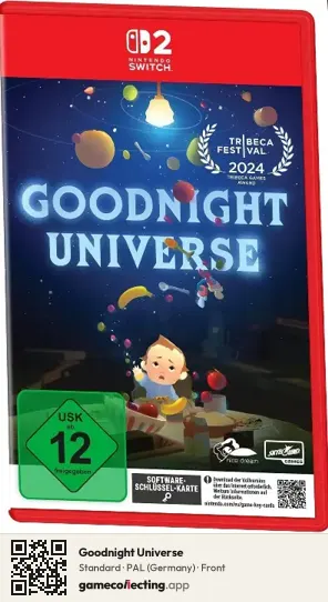 Goodnight Universe Nintendo Switch 2, Germany box front