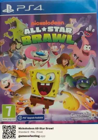 Nickelodeon All-Star Brawl PlayStation 4, PAL box front