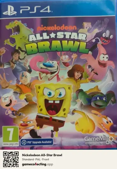 Nickelodeon All-Star Brawl PlayStation 4, PAL box front