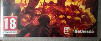 Doom, the PEGI square on its front