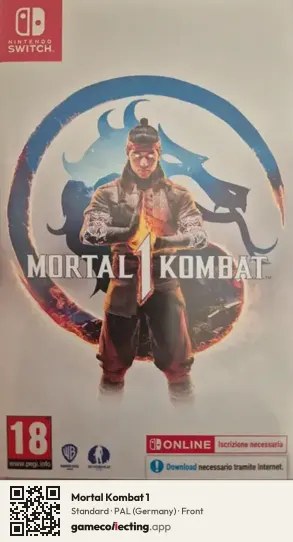 Mortal Kombat 1 Nintendo Switch, Germany box front