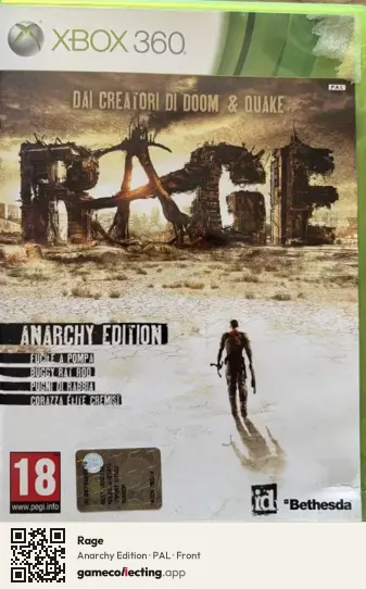 Rage Xbox 360, PAL box front