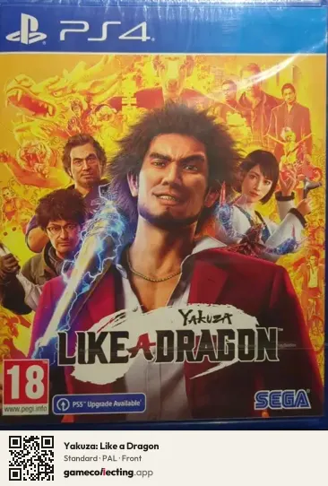 Yakuza: Like a Dragon PlayStation 4, PAL box front