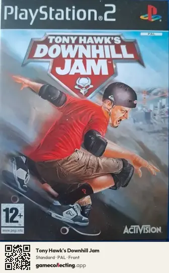 Tony Hawk's Downhill Jam PlayStation 2, PAL box front