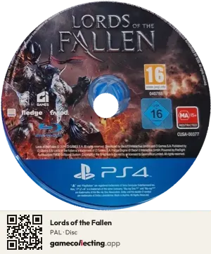 Lords of the Fallen PlayStation 4, PAL disc