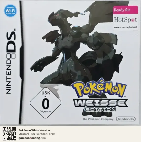 Pokémon White Version Nintendo DS, Germany box front