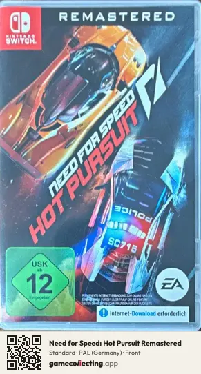 Need for Speed: Hot Pursuit Remastered Nintendo Switch, Germany box front