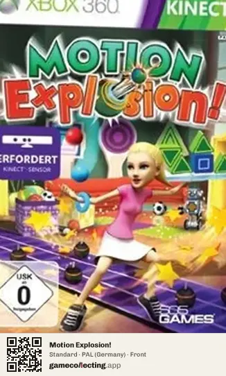Motion Explosion! Xbox 360, Germany box front