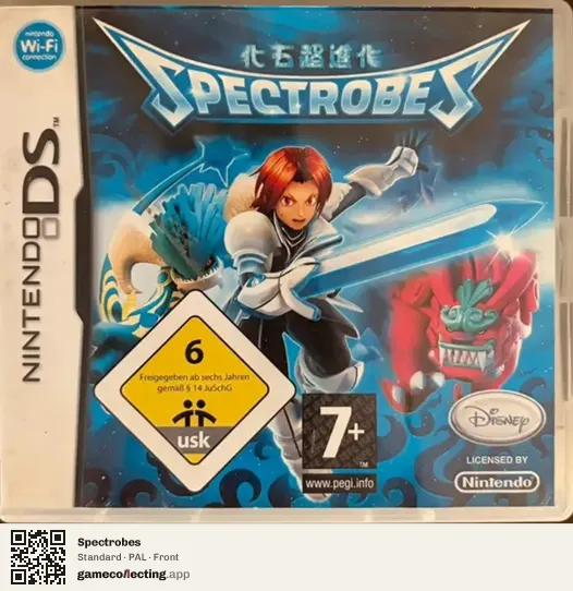 Spectrobes Nintendo DS, PAL box front