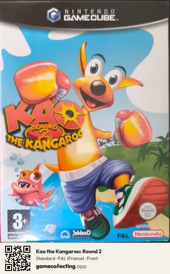Kao the Kangaroo: Round 2 Nintendo GameCube, France box front