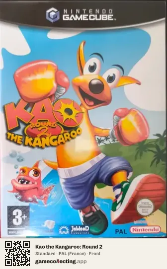 Kao the Kangaroo: Round 2 Nintendo GameCube, France box front